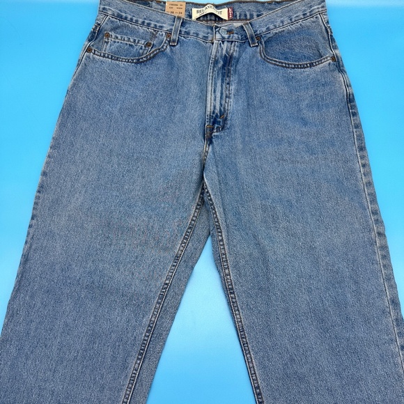 Levi's Relaxed Fit 550 Denim Jeans Sits At Waist Tapered Leg‎ Men's 38x34 - Picture 3 of 10